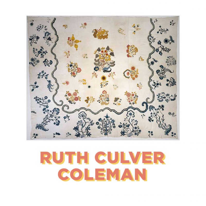 Bordados de Ruth Culver Coleman
